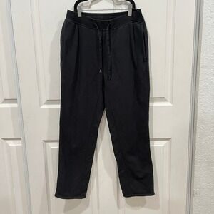 Lululemon Mens Black Jogger Lounge Pants Relaxed‎ Fit Drawstring - Small lm5b35s